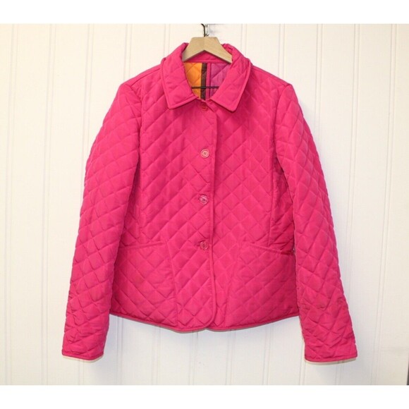 Anne Carson 100 % Silk Reversable Quilted Patchwork Jacket Womens L - Picture 6 of 10